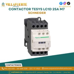 CONTACTOR TESYS LC1D 25A M7 SCHNEIDER ELECTRIC