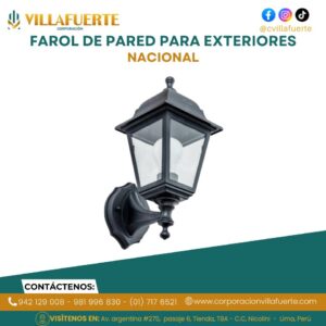 FAROL DE PARED PARA EXTERIORES