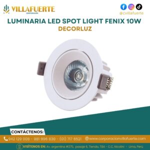 LUMINARIA LED SPOT LIGHT FENIX 10W DECORLUZ