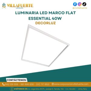 LUMINARIA LED MARCO FLAT ESSENTIAL 40W DECORLUZ